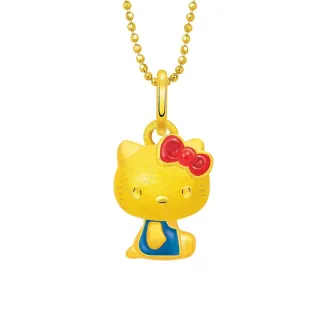 【Just Gold 鎮金店】Hello Kitty經典復刻版 純金系列-黃金墜子(不含鍊)