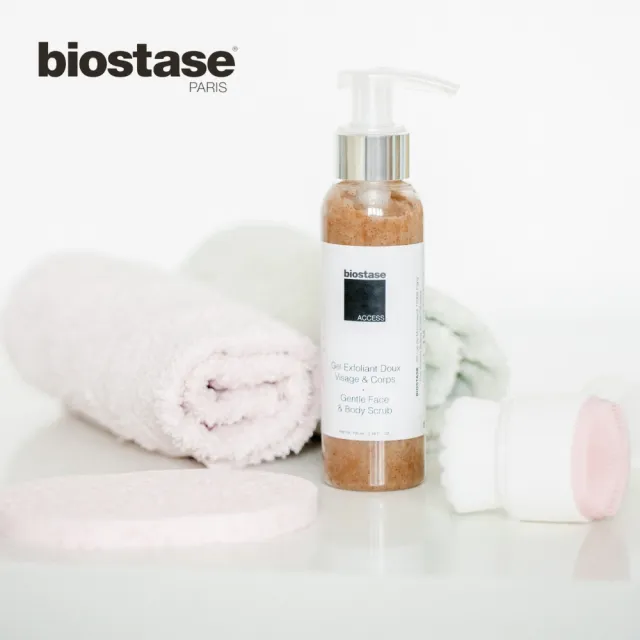 【biostase 貝奧帝】晶亮光采去角質膠100ml.(去角質;老化;通暢毛孔;明亮;深層;清潔毛孔;油垢;精華;吸收)