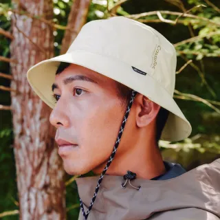 【ADISI】輕量3L防水高透氣漁夫帽 AH23046 / 浮石白(防水帽 防曬帽 遮陽帽)
