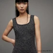 【ALLSAINTS】MARGOT 金屬光澤兩件式洋裝Black/Silver WD294Z(常規版型)