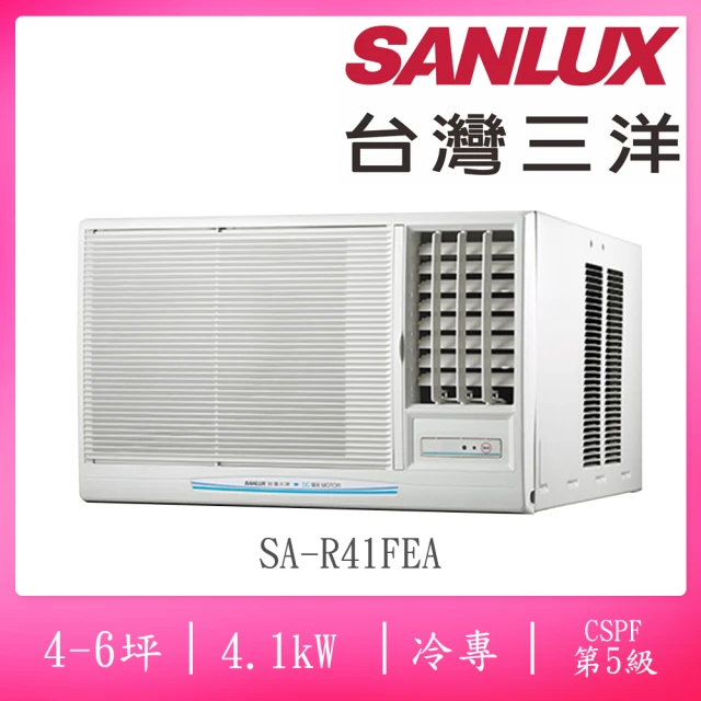 SANLUX 台灣三洋 福利品4-6坪定頻窗型右吹冷專冷氣(