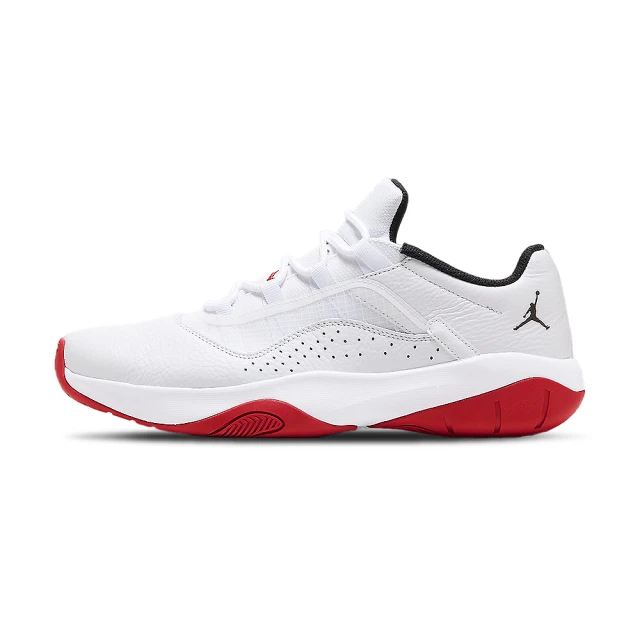 NIKE 耐吉NIKE 耐吉 Air Jordan 11 CMFT Low 男鞋 白紅色 籃球鞋 運動 實戰 球鞋 CW0784-161