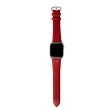 【n max n】Apple Watch 智慧手錶錶帶/雅致系列/皮革錶帶 辣椒紅 42mm - 49mm(AP-WA42-44-45-49-7004)