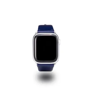 【n max n】Apple Watch 智慧手錶錶帶/雅致系列/皮革錶帶 海軍藍 38mm - 41mm(AP-WA38-40-41-7003)
