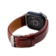 【N.M.N】Apple Watch 智慧手錶帶/極致系列/義大利皮革錶帶 馬鞍棕 42mm - 49mm(AP-WA42-44-45-49-9005)