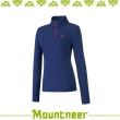 【Mountneer 山林】女 雲彩針織保暖上衣《寶藍》22P16/高領/長袖/旅遊(悠遊山水)