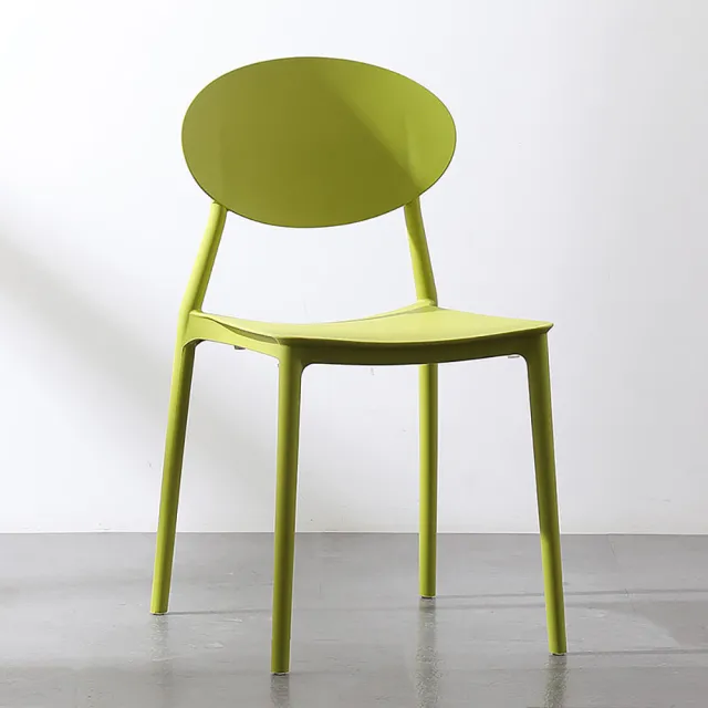 【HappyLife】北歐風塑料餐椅 多色 Y11475(椅子 餐椅 壓克力椅 塑膠椅 凳子 ins風椅子)