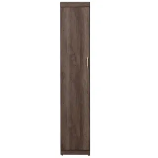 【MUNA 家居】凱爾 1.3 X 7尺灰橡色衣櫥(衣櫃 櫥櫃 櫃子 收納)