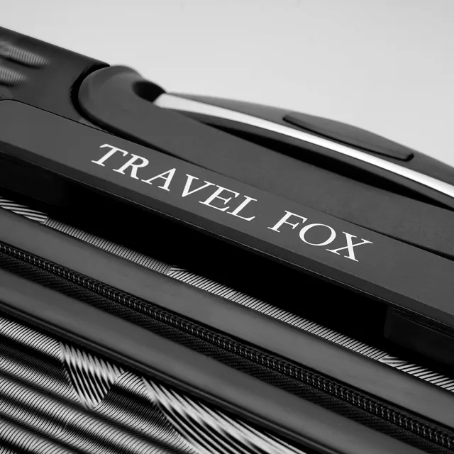 【TRAVEL FOX 旅狐】25吋閃耀大容量拉鍊行李箱-暗夜黑