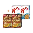 【家樂氏】能量蛋白XSPECIAL K 任選4盒超值組(能量蛋白穀物/SPECIAL K香脆麥米片)