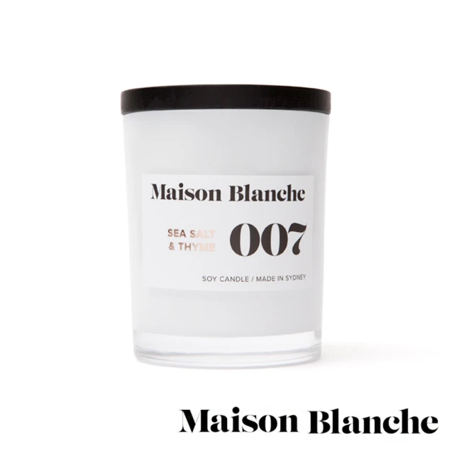 【Maison Blanche】海鹽＆百里香 Sea Salt & Thyme 200g 香氛蠟燭