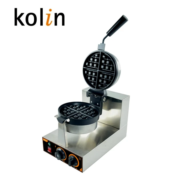 【Kolin 歌林】全不鏽鋼商用厚片鬆餅機KT-KYR01