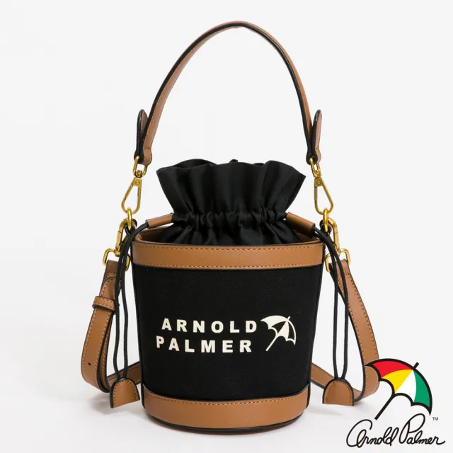 【Arnold Palmer 雨傘】水桶包  Soleil系列(黑色)