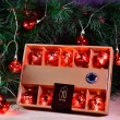 【YU Living 信歐傢居】聖誕玻璃裝飾燈串 聖誕樹燈飾 裝飾燈(3色/金色/紅色/銀色)