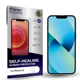 【BEAM】iPhone 15 Pro 6.1“ 自我修復螢幕保護貼(超值2入裝)