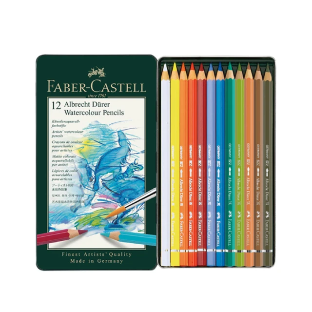 Faber-Castell 輝柏 藝術級 水彩色鉛筆 12色 /盒 117512