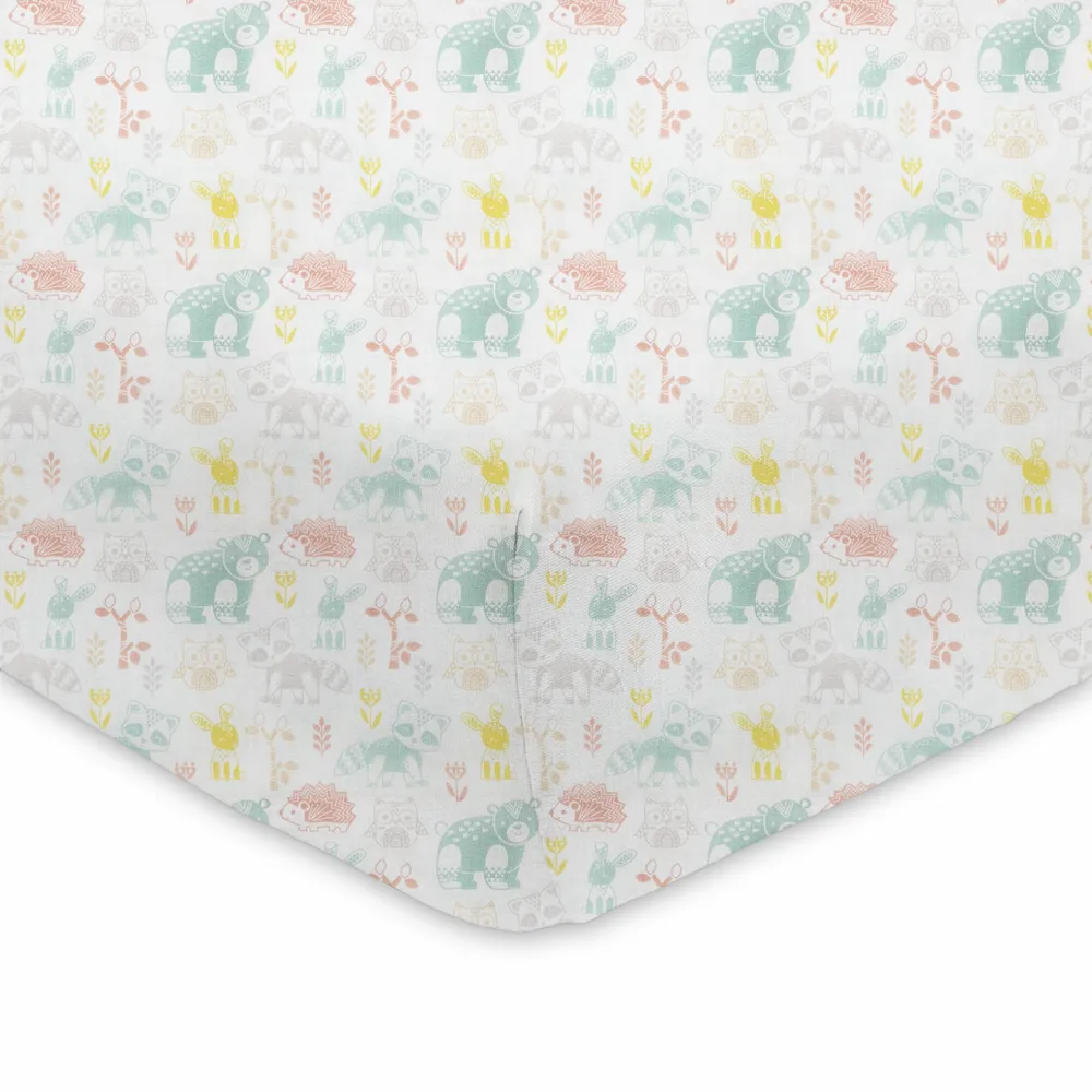 【Qubies】純棉透氣嬰兒床包(寶寶床單 嬰兒床包 床單)