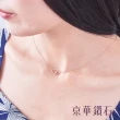【京華鑽石】10K玫瑰金 共0.08克拉 鑽石項鍊 輕珠寶 雙心系列(心型項鍊)