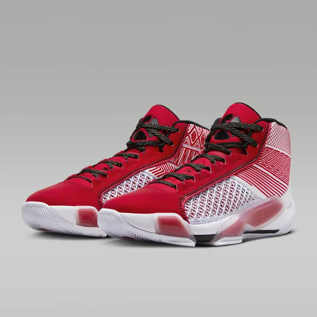 NIKE 耐吉】籃球鞋運動鞋AIR JORDAN XXXVIII PF 男鞋紅白(DZ3355100