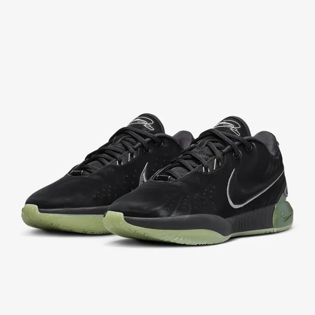 【NIKE 耐吉】籃球鞋 運動鞋 LEBRON XXI EP 男鞋 黑綠(FB2236001)