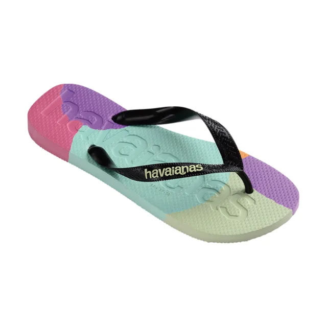 【havaianas 哈瓦仕】拖鞋 男鞋 女鞋 夾腳拖 拼接 巴西 Logomania Multicolor 彩色 4147526-0090U(哈瓦士)