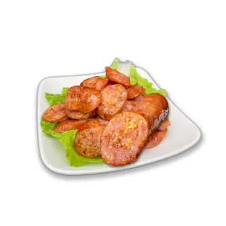 【好嬸水產】CAS本土豬卡滋飛魚卵香腸300G/5支-4包