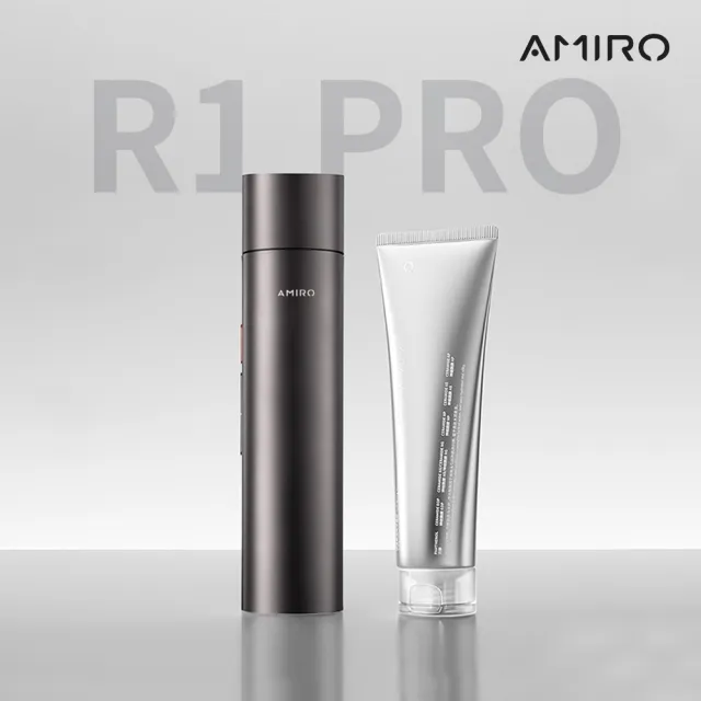 【AMIRO】時光機拉提美容儀 R1 PRO 旗艦組『時光機-黑+凝膠10+Oath鏡-白』(情人節 禮物 抗老)