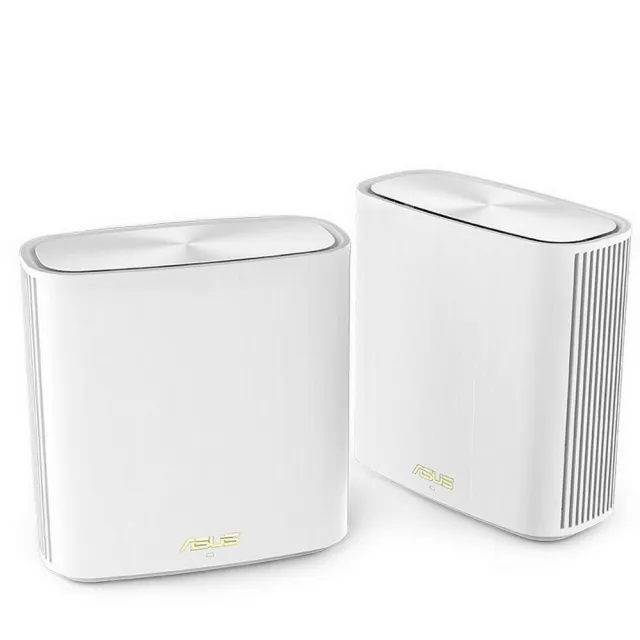 【ASUS 華碩】搭 無線鍵鼠 ★ 2入 WiFi 6 雙頻 AX5400 Mesh 路由器/分享器 (ZenWiFi XD6S) -白