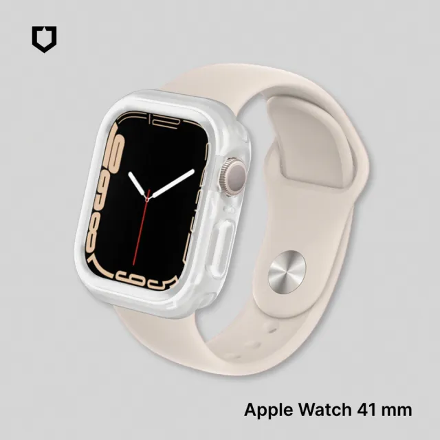 犀牛盾錶殼組【Apple】Apple Watch S9 GPS 41mm(鋁金屬錶殼搭配運動型錶帶)