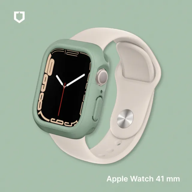 犀牛盾錶殼組【Apple】Apple Watch S9 GPS 41mm(鋁金屬錶殼搭配運動型錶帶)