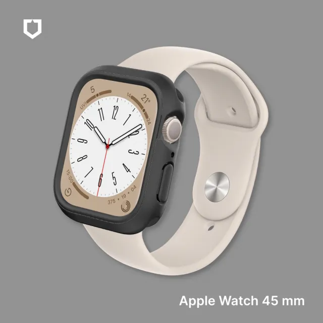 犀牛盾錶殼組【Apple】Apple Watch S9 GPS 45mm(鋁金屬錶殼搭配運動型錶環)