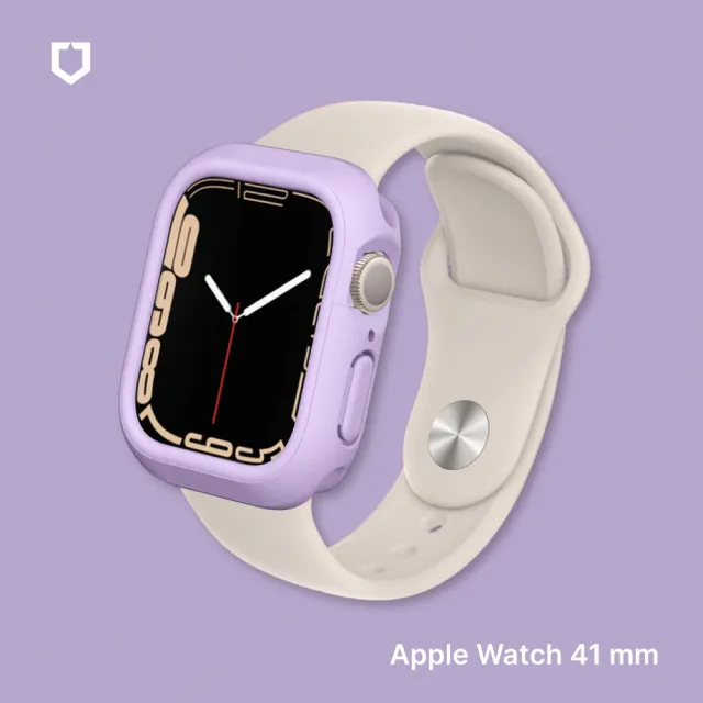 犀牛盾錶殼組【Apple】Apple Watch S9 LTE 41mm(鋁金屬錶殼搭配運動型錶環)
