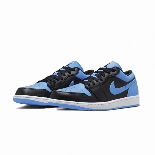 NIKE 耐吉】NIKE 耐吉Air Jordan 1 Low 男鞋大學藍黑藍AJ1 休閒鞋