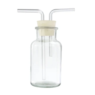 【工具達人】抽氣過濾瓶 洗氣瓶 氣體洗瓶 玻璃瓶 實驗用品 萬能瓶 250ml 化學實驗器材(190-GWB250)