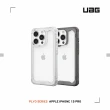 【UAG】iPhone 15 Pro 耐衝擊保護殼（按鍵式）-極透明(支援無線充電)