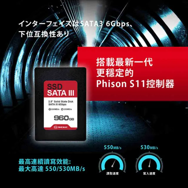 SEKC】SS310 960GB SSD 2.5吋SATAIII固態硬碟(SS310960G) - momo購物網