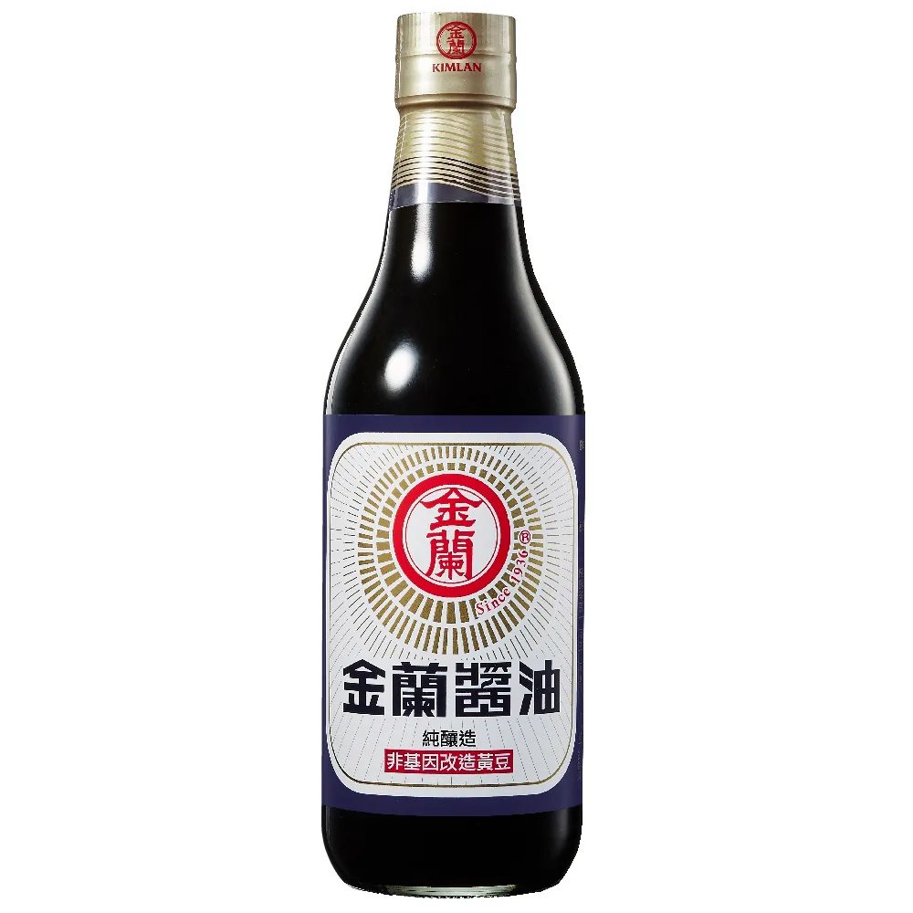 【金蘭食品】金蘭醬油590ml