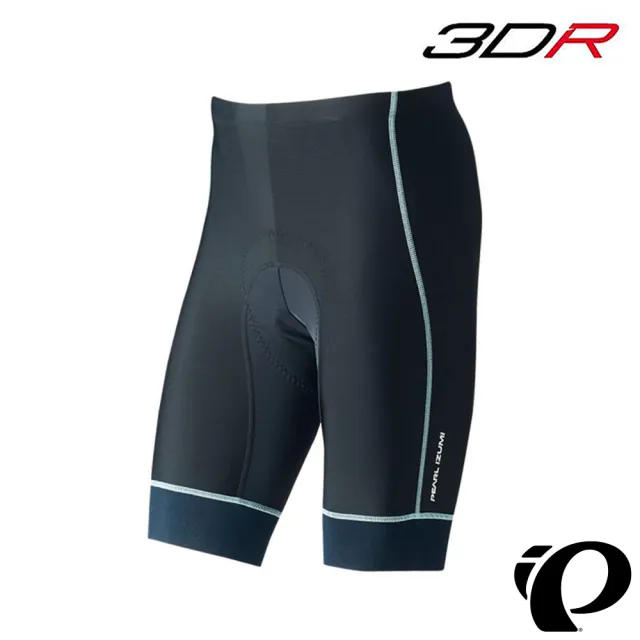 【PEARL iZUMi】涼感抗UV男短車褲 黑線條 220-3DR-1 20(抗UV/吸汗/抗菌防臭/單車/運動/自行車)