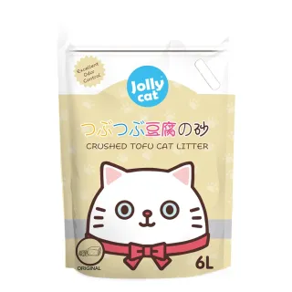 【朱莉貓 Jolly Cat】6L碎狀凝結式豆腐貓砂(豆腐砂 環保貓砂)