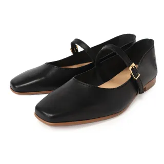 【TINO BELLINI 貝里尼】義大利進口素面細帶瑪莉珍鞋FSBV017(黑色)