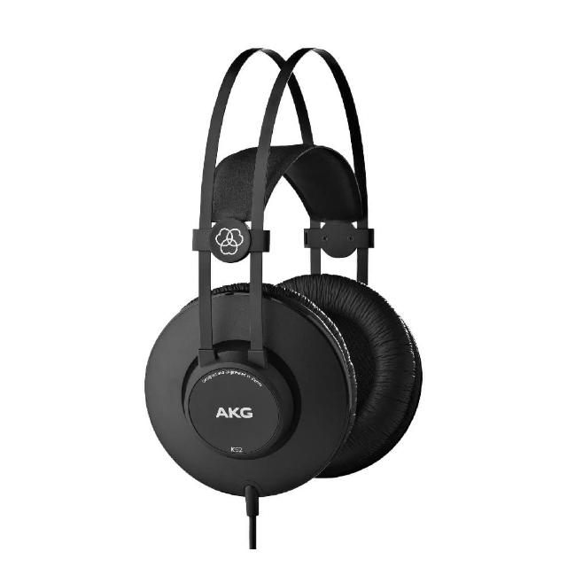 AKG K52 為知名品牌AKG推出的入門級專業音樂耳機，採用耳罩式配戴設計與密閉式動圈單體，提供均衡自然音場與精準低頻表現。適合音樂製作、錄音監聽及日常聆聽，支援Windows、MAC、Android、iOS及Linux系統。有線連線模式，黑色系外觀簡約耐用。內容物依實際出貨為主，附保固卡，保固條件依原廠代理商規定。規格如頻率響應、阻抗等請參考詳細介紹，防水防塵等級無。