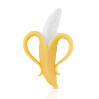 【Nuby官方直營】香蕉按摩潔牙刷(按摩寶寶稚嫩牙齦)