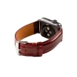 【N.M.N】Apple Watch 智慧手錶帶/極致系列/義大利皮革錶帶 寶石紅 38mm - 41mm(AP-WA38-40-41-9003)