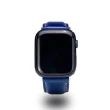 【N.M.N】Apple Watch 智慧手錶帶/極致系列/義大利皮革錶帶 寶石藍 42mm - 49mm(AP-WA42-44-45-49-9002)