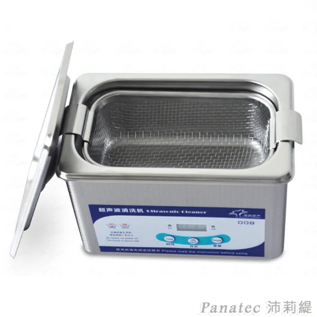 【PANATEC 沛莉緹】0.8L超音波不銹鋼眼鏡飾品清洗機(K-517)