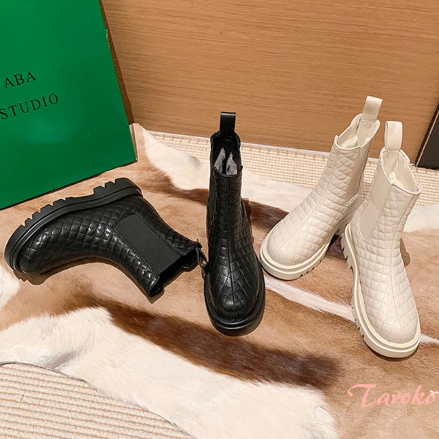 J&H collection 輕奢復古風真皮軟底馬丁靴(現+