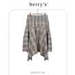 【betty’s 貝蒂思】腰鬆緊拼接率性不規則圓裙(共二色)