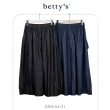 【betty’s 貝蒂思】腰鬆緊立體口袋下擺抽皺牛仔裙(共二色)