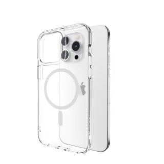 【魚骨牌SwitchEasy】iPhone 15 Nude M 磁吸晶亮透明防摔手機殼(支援 MagSafe)