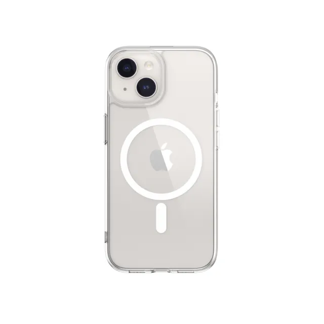 【SwitchEasy 魚骨牌】iPhone 15 Nude M 磁吸晶亮透明防摔手機殼(支援 MagSafe)